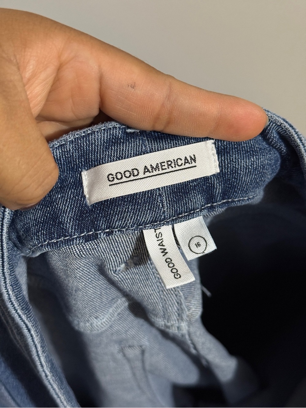 Good American Good Waist Jeans Womens 16 Exposed Zip Skinny Organic Cotton - Picture 6 of 10